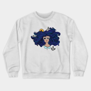 Girl of the Sea Crewneck Sweatshirt